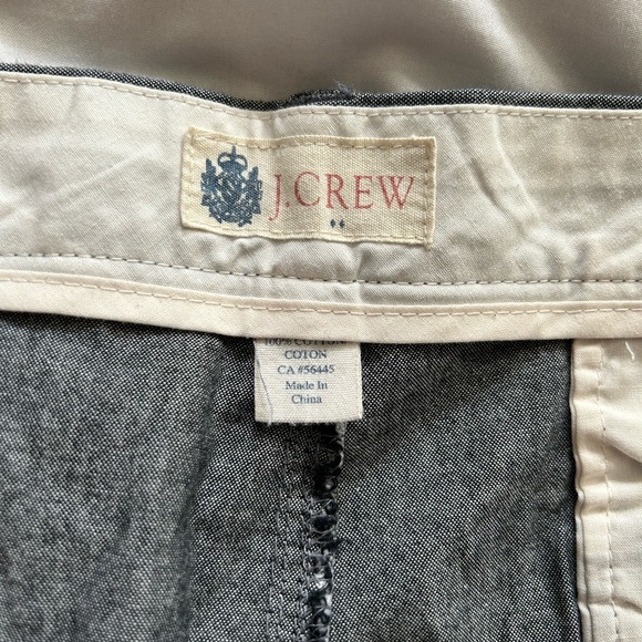 J. Crew men’s chambray shorts w/ blue polka dots. EUC. 9” inseam. Size 38. - Picture 3 of 6